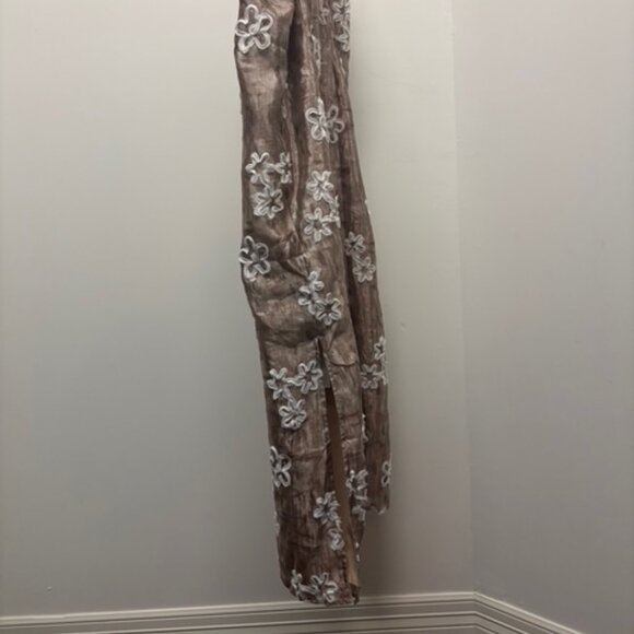 NWOT - Silk Floral Pattern Maxi - Picture 7 of 8
